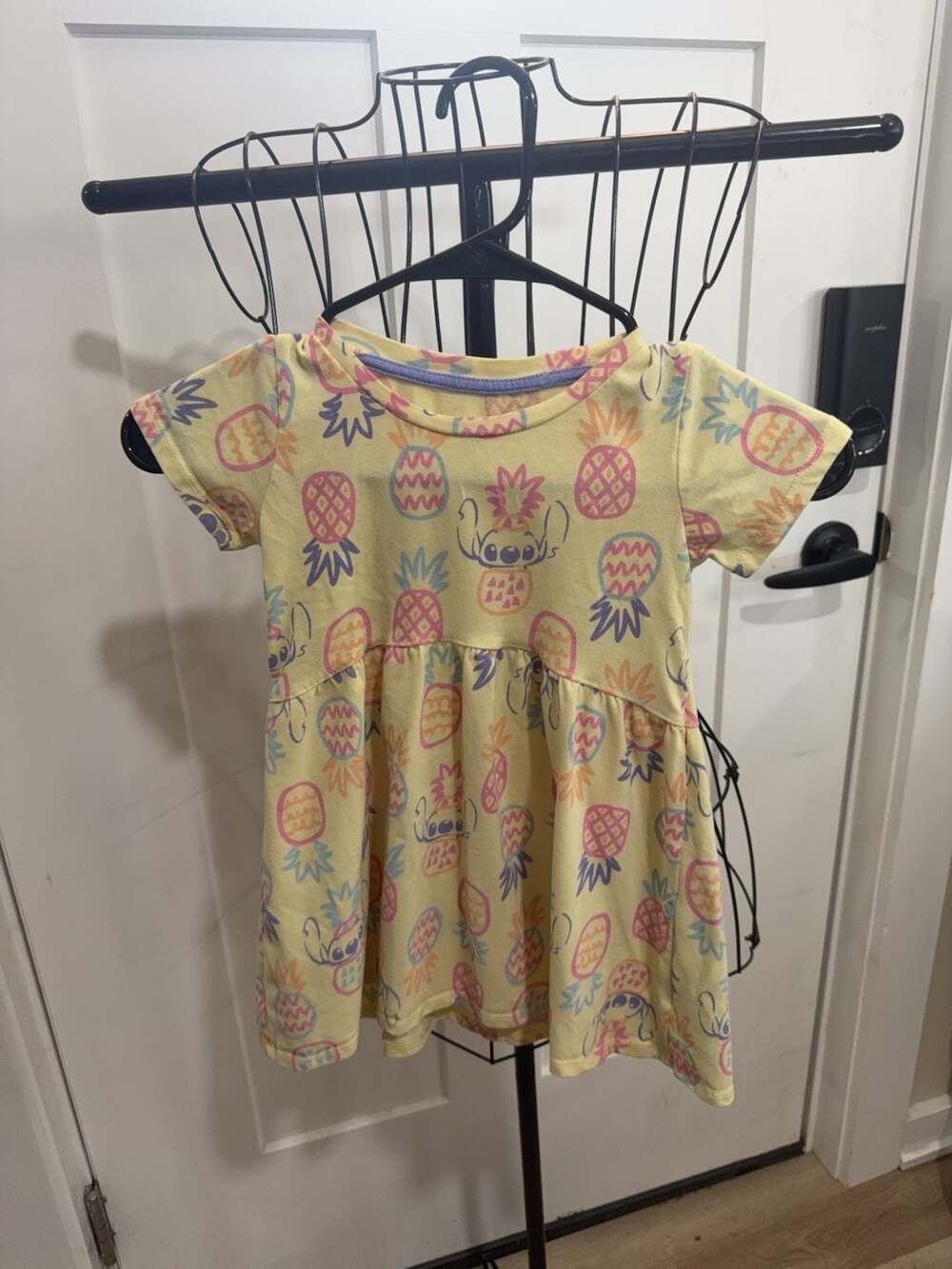 Disney Stitch Pineapple Print Girls Dress Size 4T